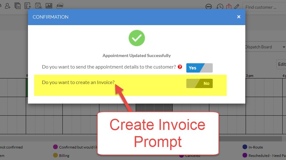 Create Invoice Prompt