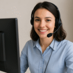CSR using P3 HVAC Software Telephone Integration - See Every Call, Track Every Dollar