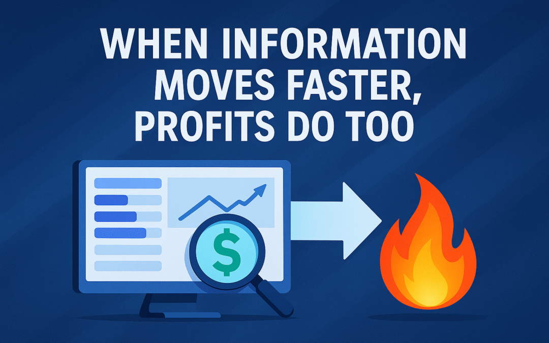 When Information Moves Faster, Profits Do Too