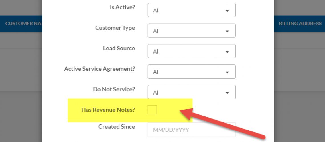 Customer Report to Find Revenue Notes